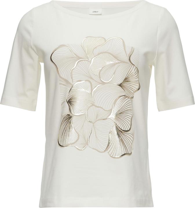 Produktbild s.Oliver T-Shirt Jerseyshirt mit glänzendem Frontprint (36)