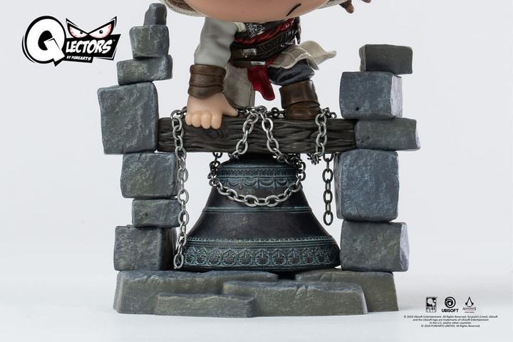 Actual product image Pure Arts Assassin's Creed Qlectors PVC Statue Altair Bell Tower 15 cm