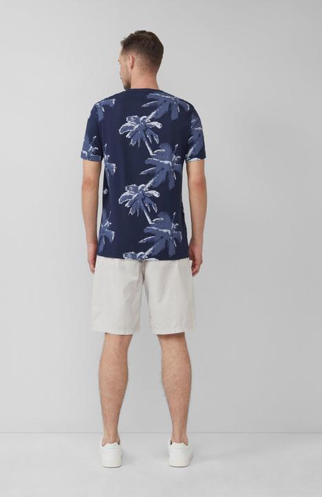 Image du produit S.Oliver Bermuda Relaxed-Fit-Bermuda mit Minimalmuster und Elastikbund (Bande de fréquences 38 (2600 MHz))