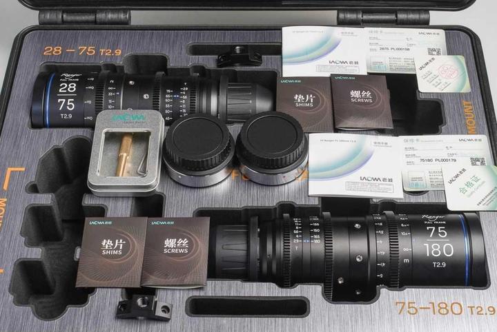 Image du produit Laowa Ranger 28-75mm/75-180mm T2.9 Lot de 2 PL/EF (PL, Plein format)