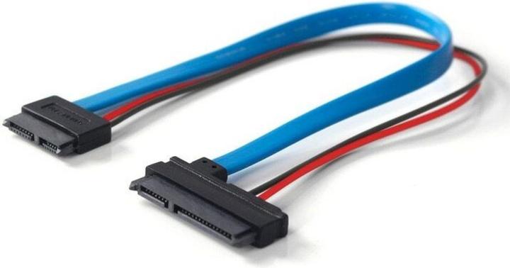 Produktbild PowerGuard SATA 22-Pin (7+15) to Slimline SATA 13-Pin Adapter (30 cm, SATA)