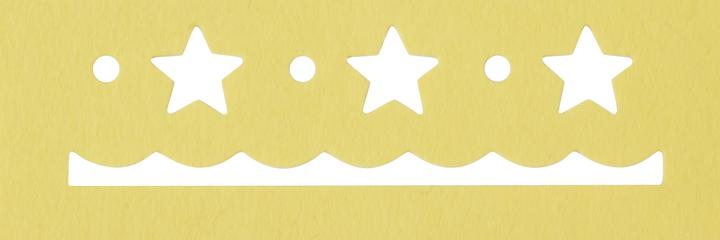 Actual product image VBS Border punch "Stars"