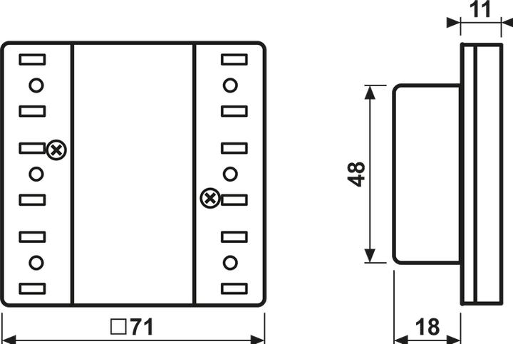 Produktbild JUNG Tastsensor KNX LS UP perlmutt 3f 6pkt LS5093TSEM