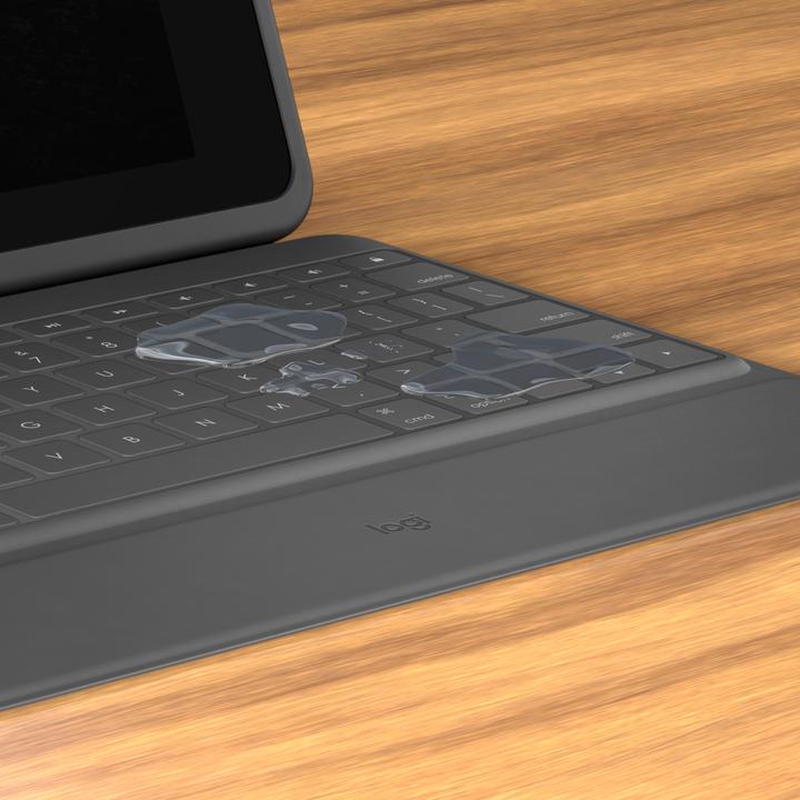 Produktbild Logitech Rugged Folio (CH, iPad 2021 (9. Gen), iPad 2019 (7. Gen), iPad 2020 (8. Gen))