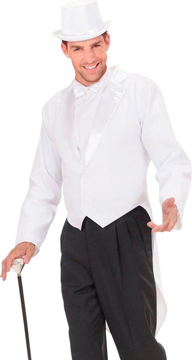 Actual product image Widmann White satin-lined tailcoat with satin collar (S)