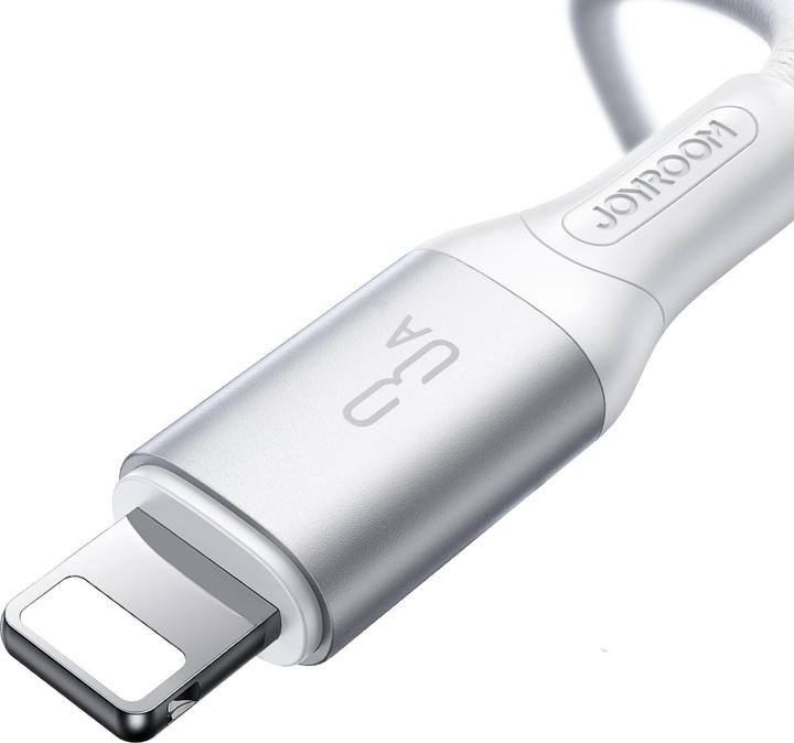 Image du produit Joyroom Flash Series Fast Charging USB-A to Lightning Cable 3A, 1m - White (1 m, 18 W)