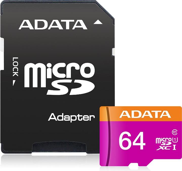 Produktbild Adata microSDXC Card (64 GB, microSDXC, U1, UHS-I)