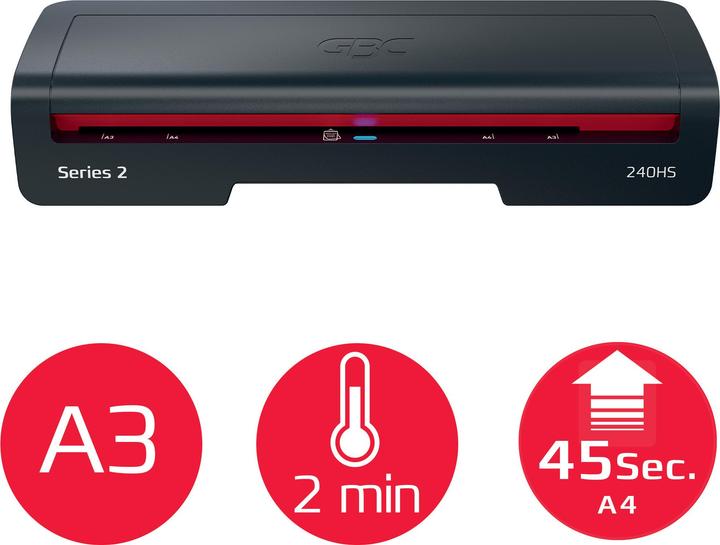 Actual product image GBC Laminator 240HS (75 - 125 µm, A3)