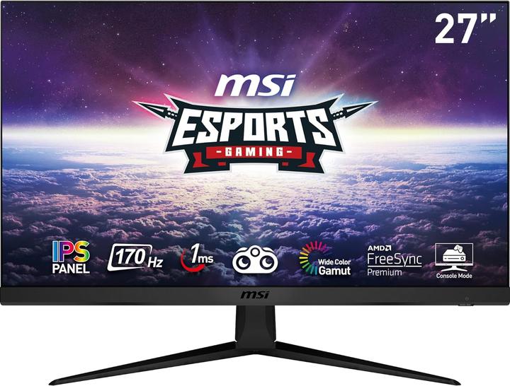 Image du produit MSI 27"(68.6cm)TFT OPTIX G2712FDE GAMING Flat 180Hz (1920 x 1080 pixels, 27")