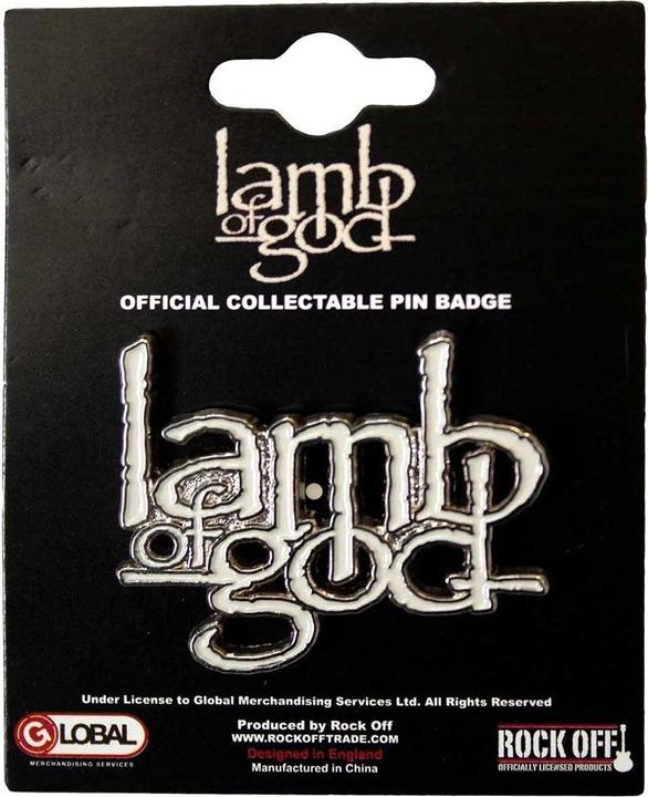 Actual product image Lamb Of God Logo Badge