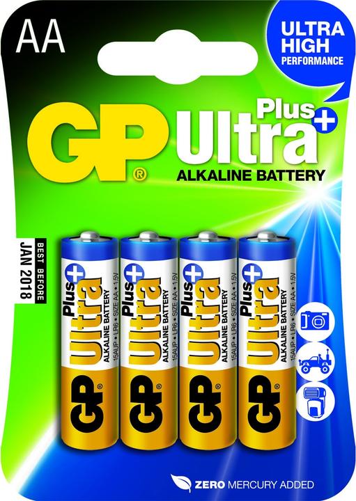 Produktbild GP Batteries UltraPlus (4 Stk., AA)