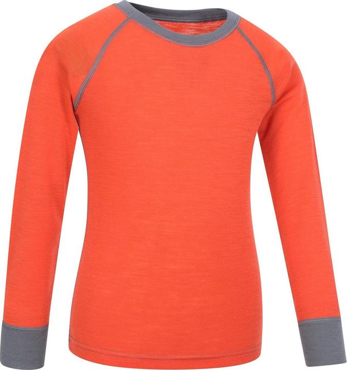 Actual product image Mountain Warehouse Childrens/Kids Merino II Round Neck Base Layer Top (98)