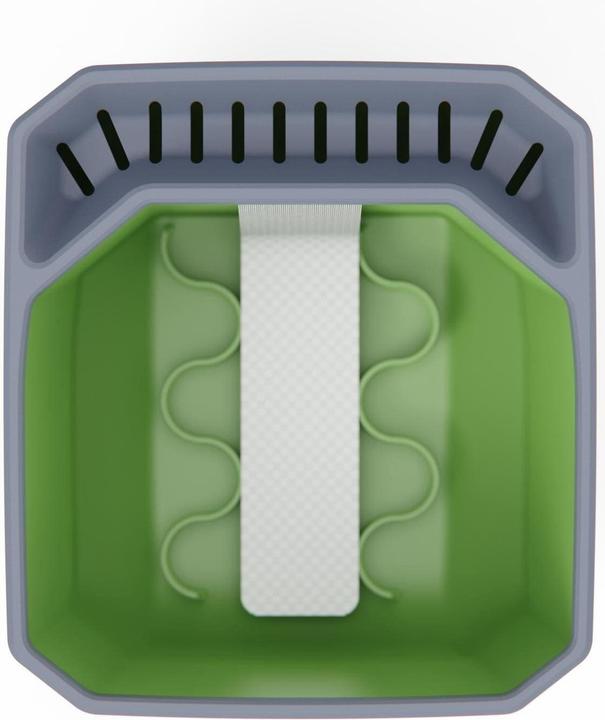 Actual product image Gusta Garden HERBS BUDDY Kräutertopf 3er Set Grün (49 x 15 x 14.50 cm)