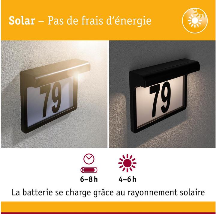 Image du produit Paulmann Numéros de maison solaires (IP44)