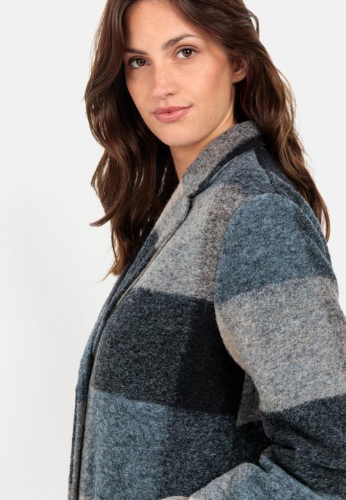 Actual product image Camel Active Knitted coat in checked pattern