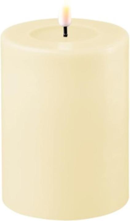 Image du produit Deluxe Homeart Bougie ronde LED - Crème 7,5 x 10 cm (1 x)