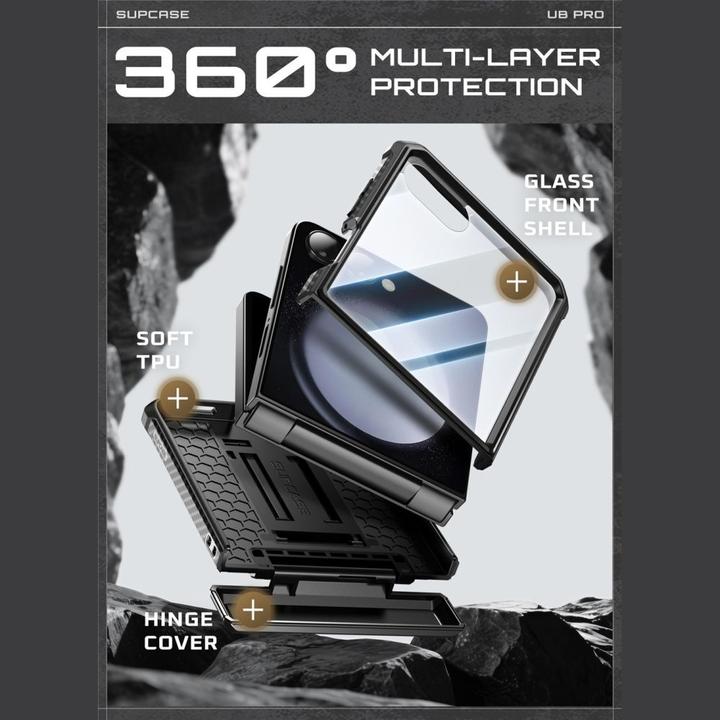 Produktbild Supcase Unicorn Beetle Pro Hülle für Samsung Galaxy Z Flip 7 - Schwarz (Samsung Galaxy Z Flip7)