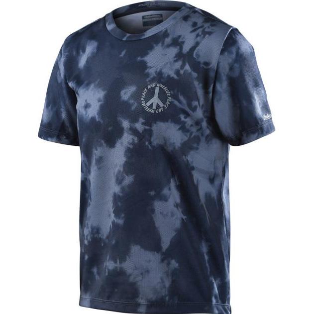 Troy Lee Designs, Unisex, Velotrikot, Flowline SS Jersey, Plot, charcoal, youth M (M), Grau, M