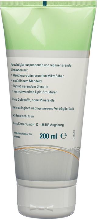 Actual product image Hans Karrer Microsil Lipolotion 200ml (Body milk, 200 ml)