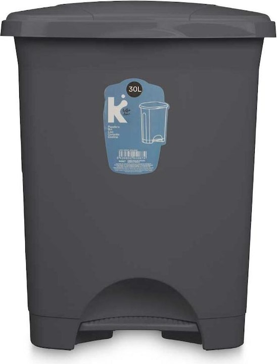 Produktbild Natec Papierkorb mit Pedal Anthrazit Kunststoff 30 L (4 Stück) (30 l)