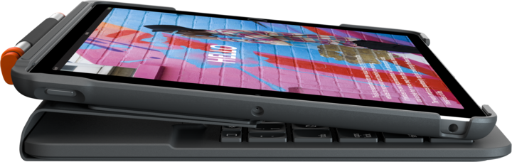 Produktbild Logitech Slim Folio (CH, iPad 2019 (7. Gen), iPad 2020 (8. Gen), iPad 2021 (9. Gen))