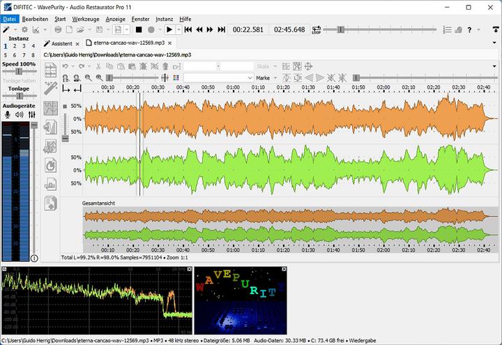 Produktbild Q-Sonic Audio-Digitalisierer & MP3-Recorder mit Restaurator-Software