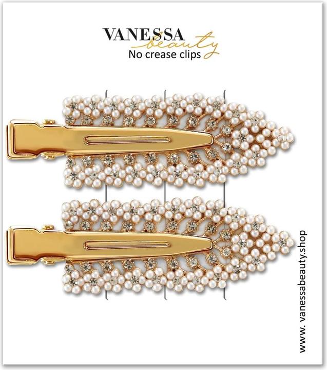 Immagine prodotto Vanessa Beauty Clip senza cuciture - Gold Glamour Set (Elastico per capelli)