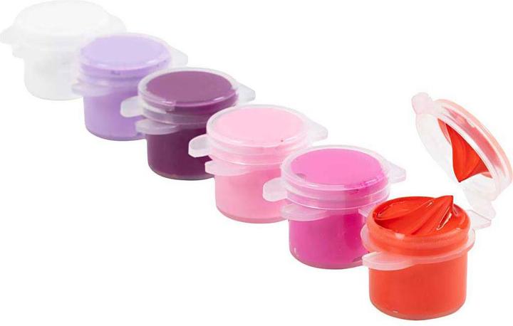 Produktbild Creativ Company Acrylfarbe Hobbyfarbe Plus Color 6 x 5 ml, Lila-Pink (5 ml)