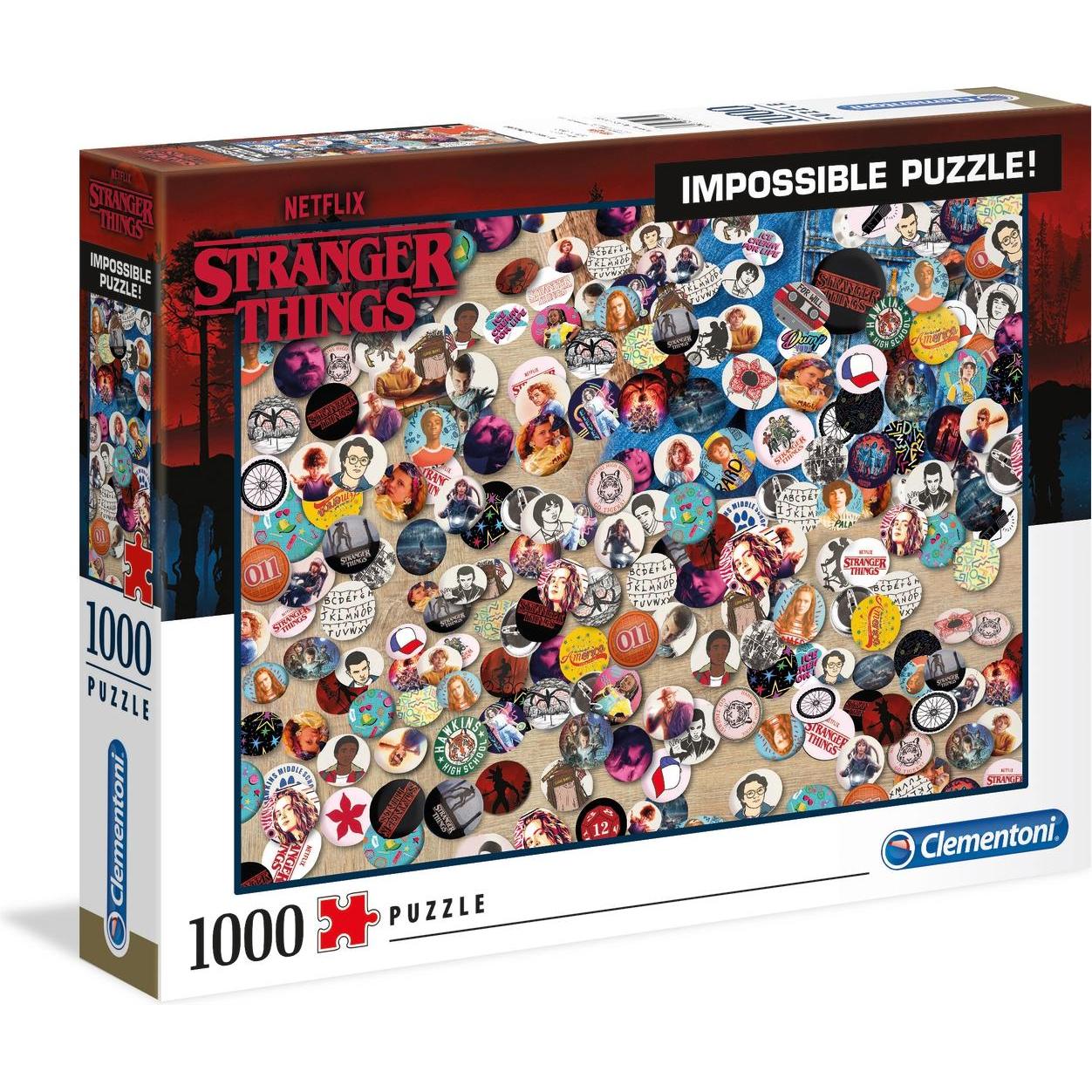 Clementoni Stranger Things: Buttons (1000 Teile) (1000 Teile)