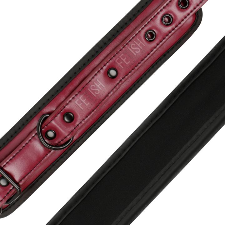 Actual product image Fetish submissive Ankle Cuffs Vegan Leather
