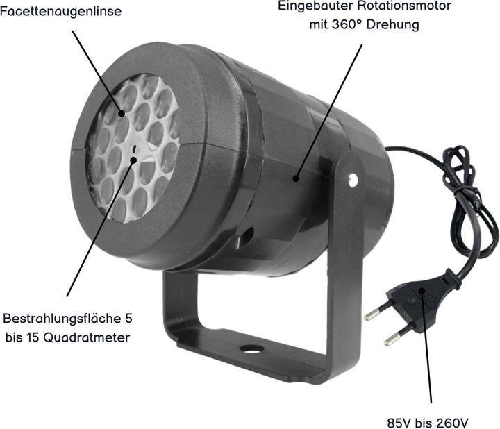 Image du produit Hermex Projecteur de flocons de neige d'intérieur