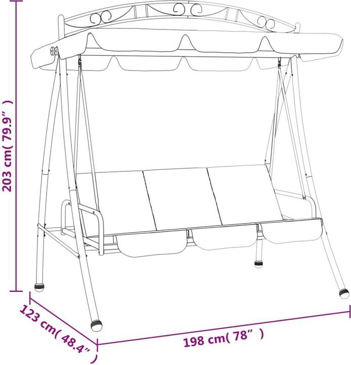Actual product image VidaXL Meckie