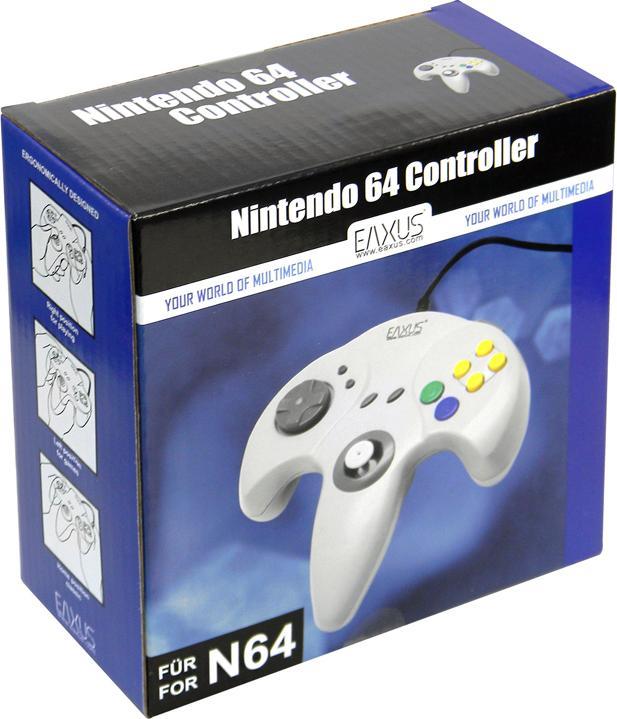 Produktbild Eaxus Gamepad für Nintendo N64 Grau