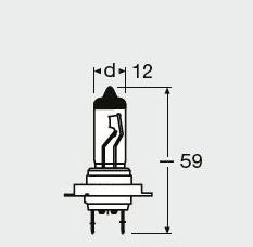 Actual product image Osram Special lamp (H7)