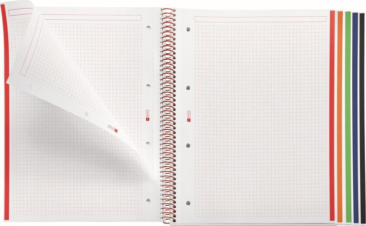 Actual product image Miquelrius Notizbuch 5 A4 120 SQU 90G PP EMOTIONS RED (A4, Dotted)