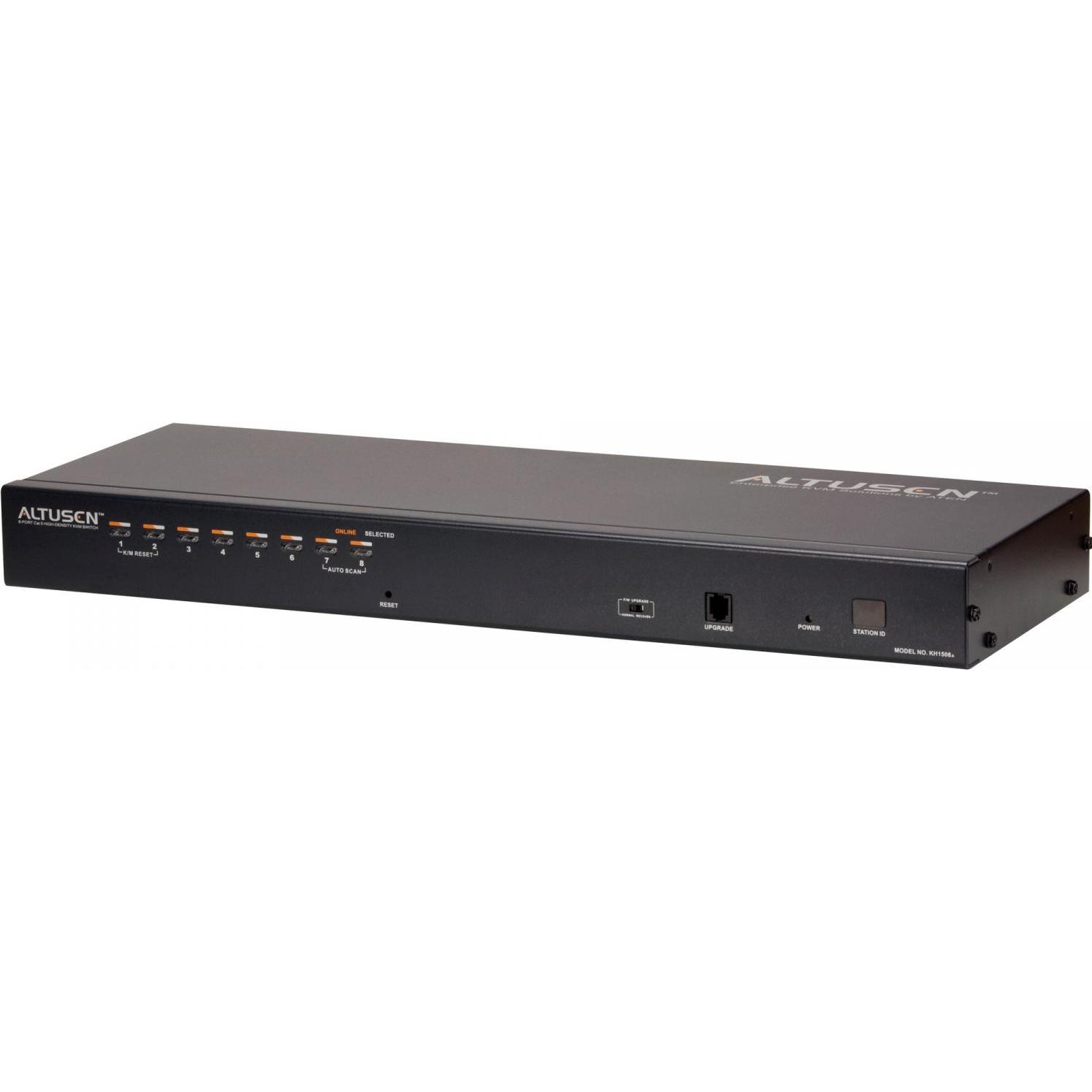 Aten KH1508A: switch KVM Cat 8 porte, OSD, Switch KVM, Nero