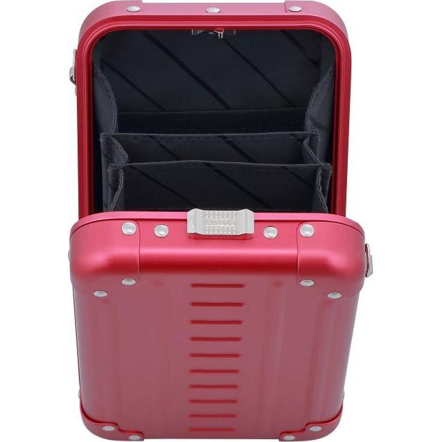 Thumbnail - Aleon, Handtasche, Aluminium Vertical Vanity Case 7,5", Rot