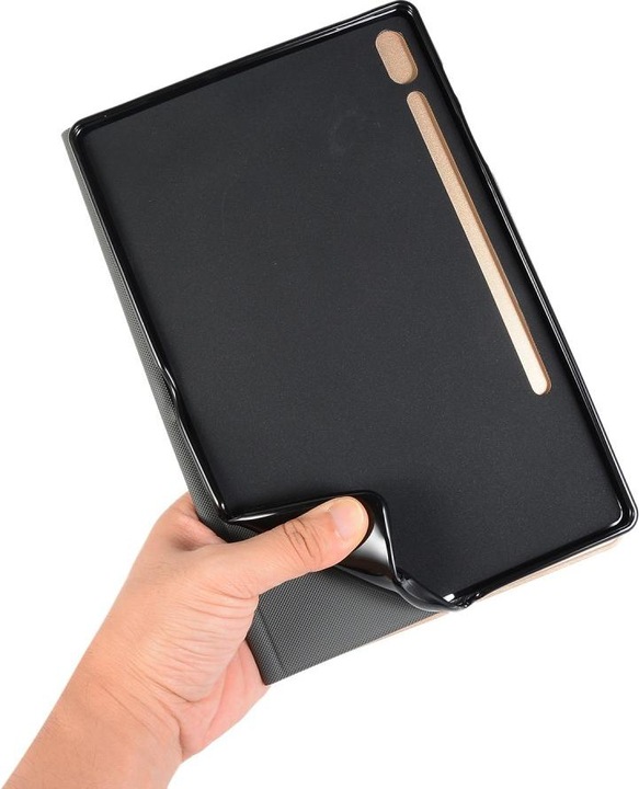 Image du produit Cover-Discount Galaxy Tab S8 Ultra - Étui Smart Tri-fold bleu foncé (Galaxy Tab S8 Ultra)