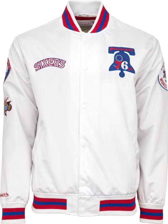 Produktbild Mitchell & Ness City Lightweight Satin Jacke - Philadelphia 76ers - M (M)