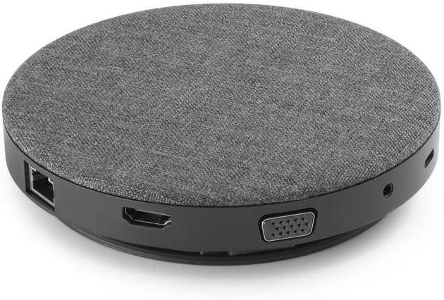 Produktbild Aiino 11-in-1 Multi-Port-Adapter mit QI Wireless Charging, USB 3.0, VGA, HDMI 4K, Ethernet, SD-Reader (USB-C, 11 Ports)