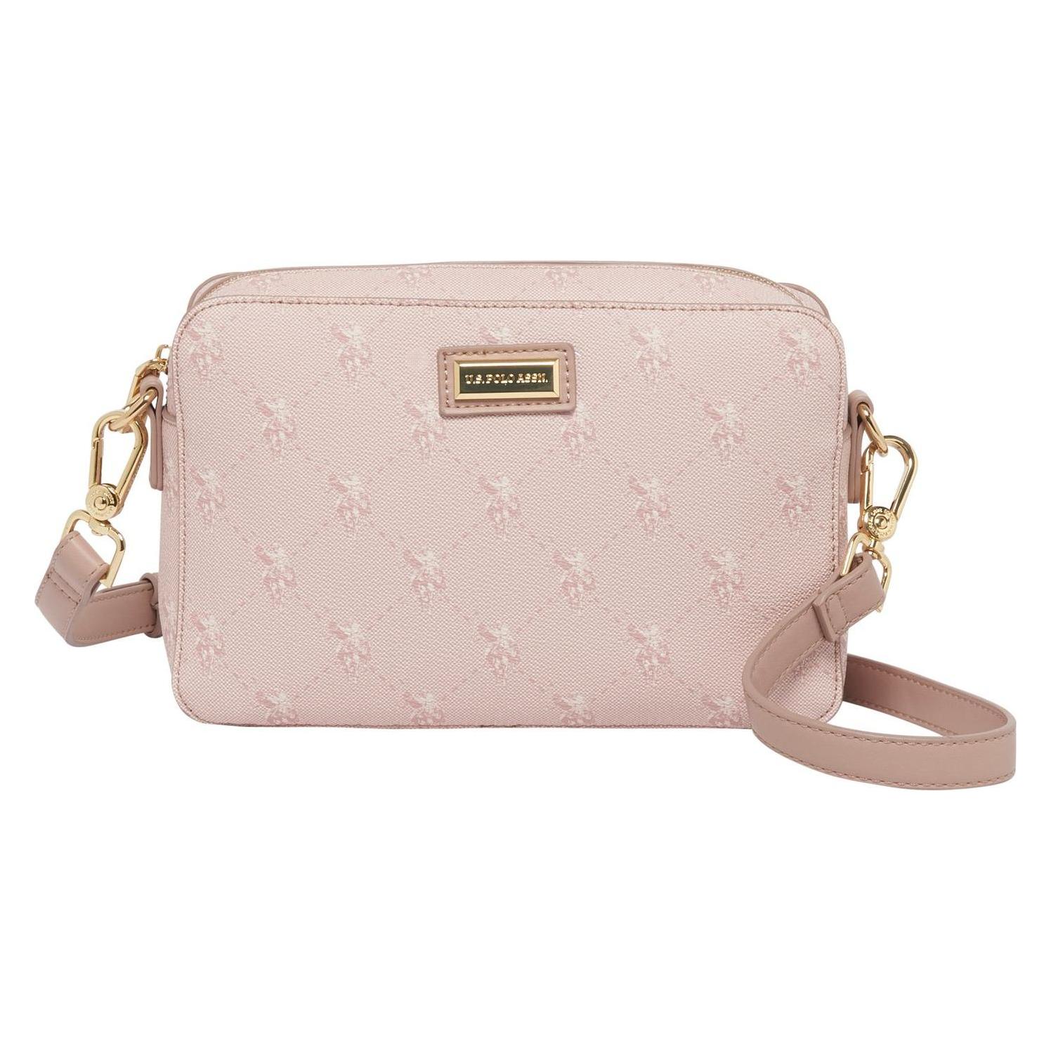 U.S. Polo, Damen, Handtasche, Hampton Crossbody Bag, Rosa