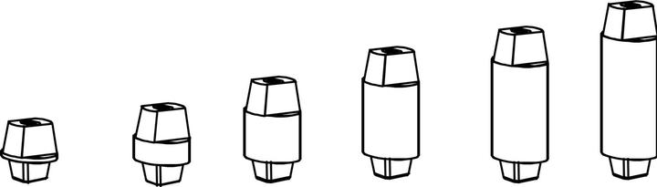 Actual product image Dormakaba thru axle for BTS 75V / 80 / 84 (Entrance door, French window, Room door, Wooden door, Indoor)