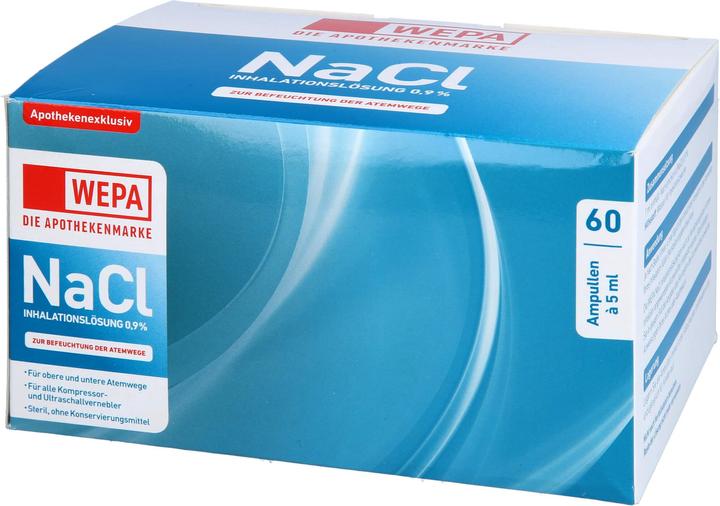 Actual product image Wepa Inhalation L Nacl0.9%, 60X5 ml INL
