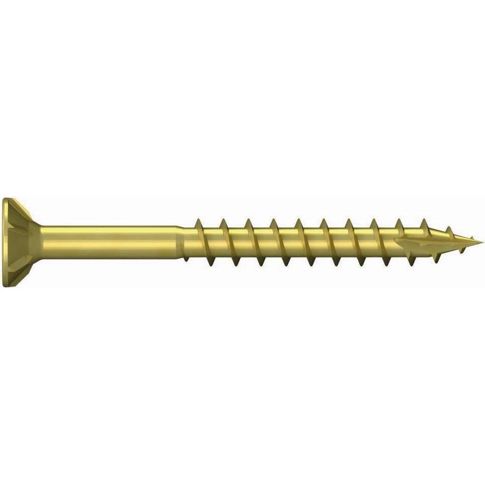 Reisser, Schrauben, R2 Spanplattenschrauben, Flachsenkkopf, PZ, Vollgewinde, 3,0 x 20, Stahl, verzinkt, gelb, 1xgleit......