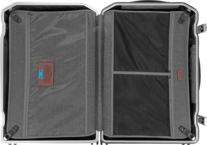 Produktbild Piquadro PQ-Light - Ultra Slim Grosser Hartschalentrolley Schwarz/Leder (67 l)