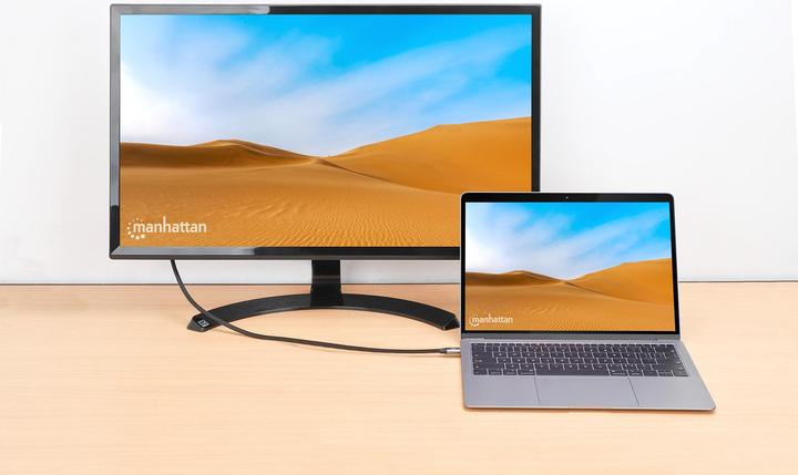 Produktbild Manhattan USB-C — DisplayPort (2 m, DisplayPort, 1.4)