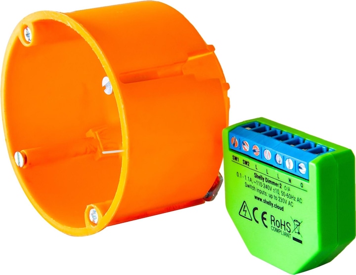 Actual product image Shelly Dimmer 2 (Dimming actuator)