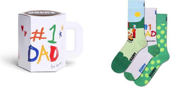 Produktbild Happy Socks No. 1 Dad Socks Gift Set (3er Pack, 41 - 46)