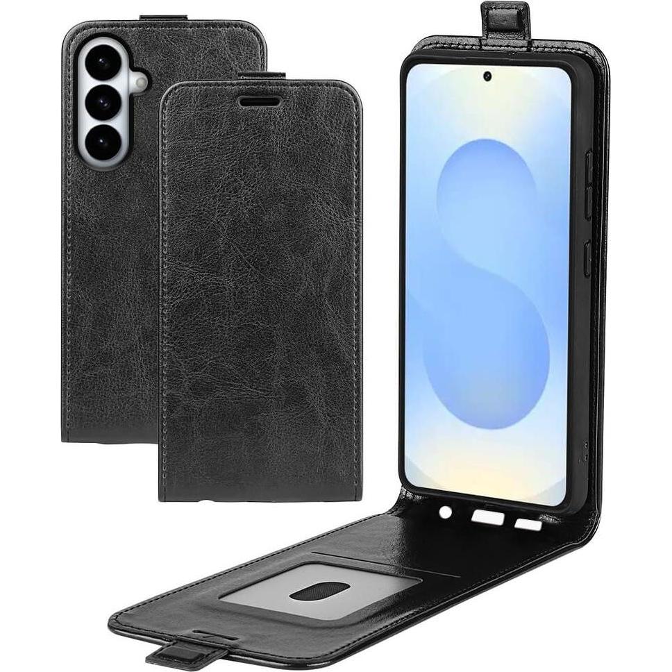 Cover-Discount Galaxy S26+ Plus - Klassisches Flip Case vertikal (Samsung Galaxy S26+), Cover smartphone, Nero