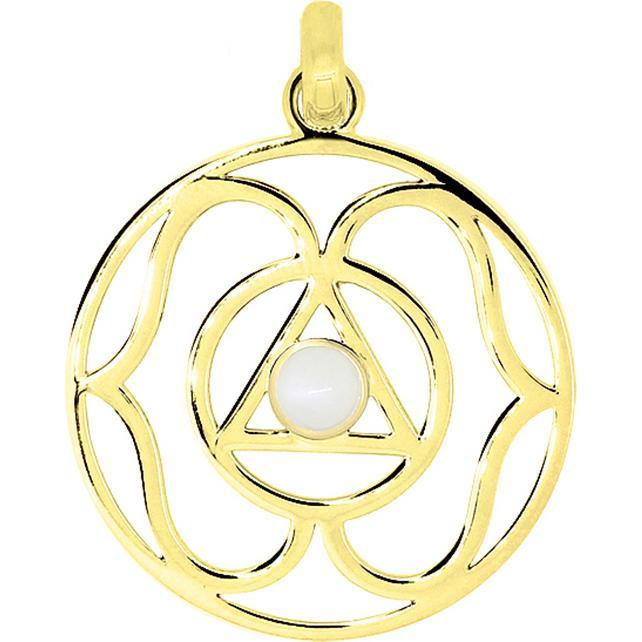 Viva Diva, Kettenanhänger, Stirn-Chakra Anhänger vergoldet, (925 Sterling Silber)